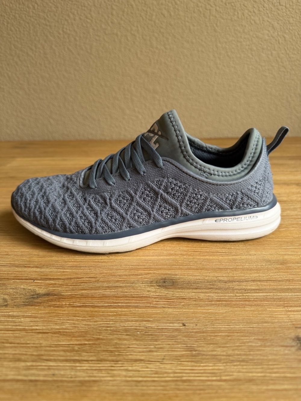 APL Women's Gray Knit Slip-On Athletic Sneakers - Picture 2 of 11